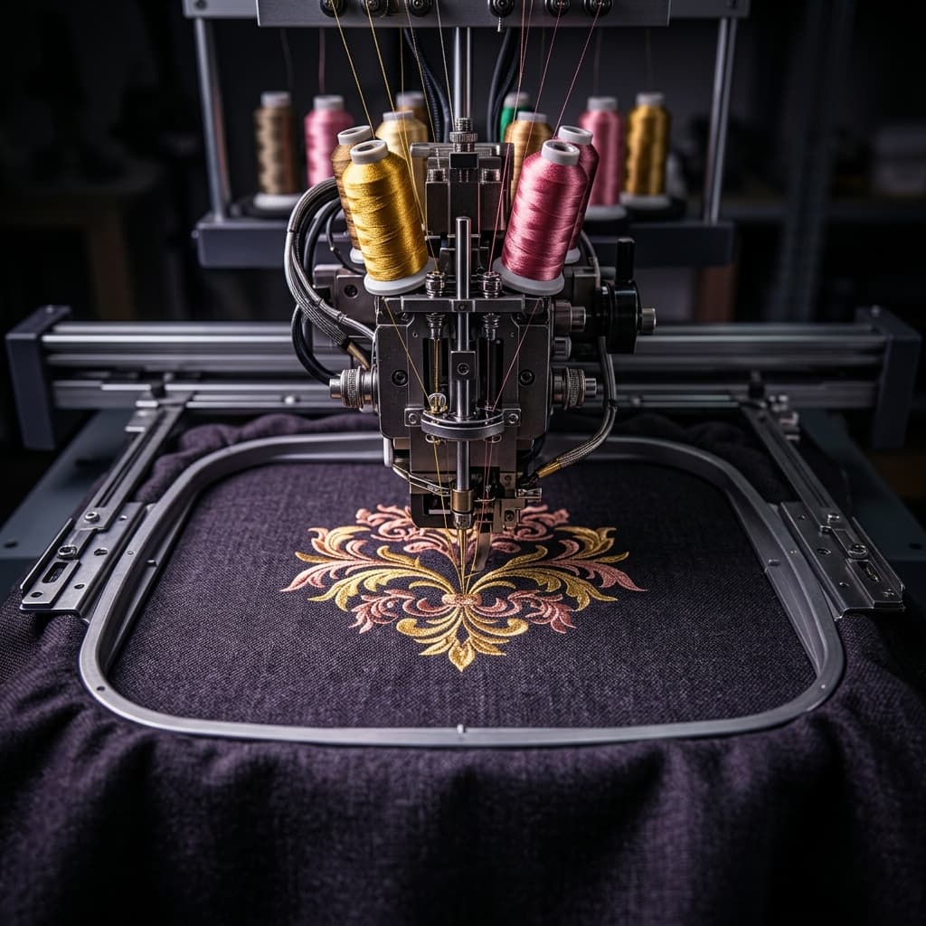 Machine stitch sample