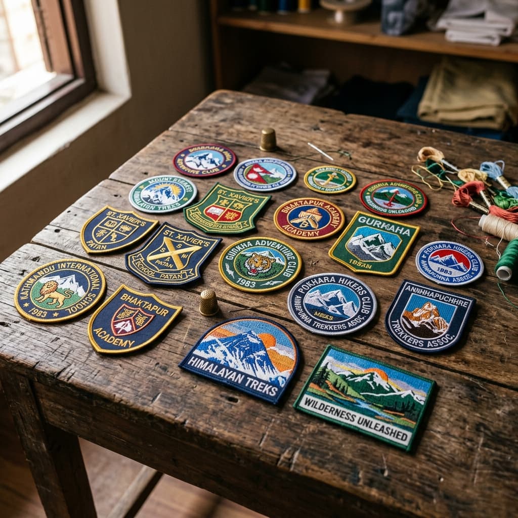 Patch embroidery example
